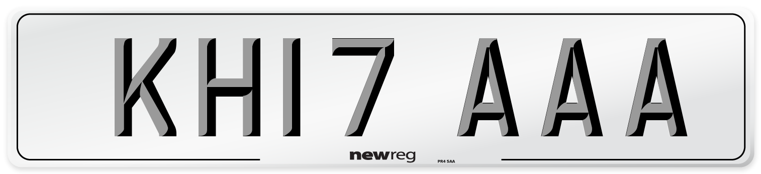 KH17 AAA Number Plate from New Reg